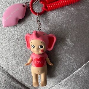 Sonny Angel Kiss Kiss Series Elephant Keychain